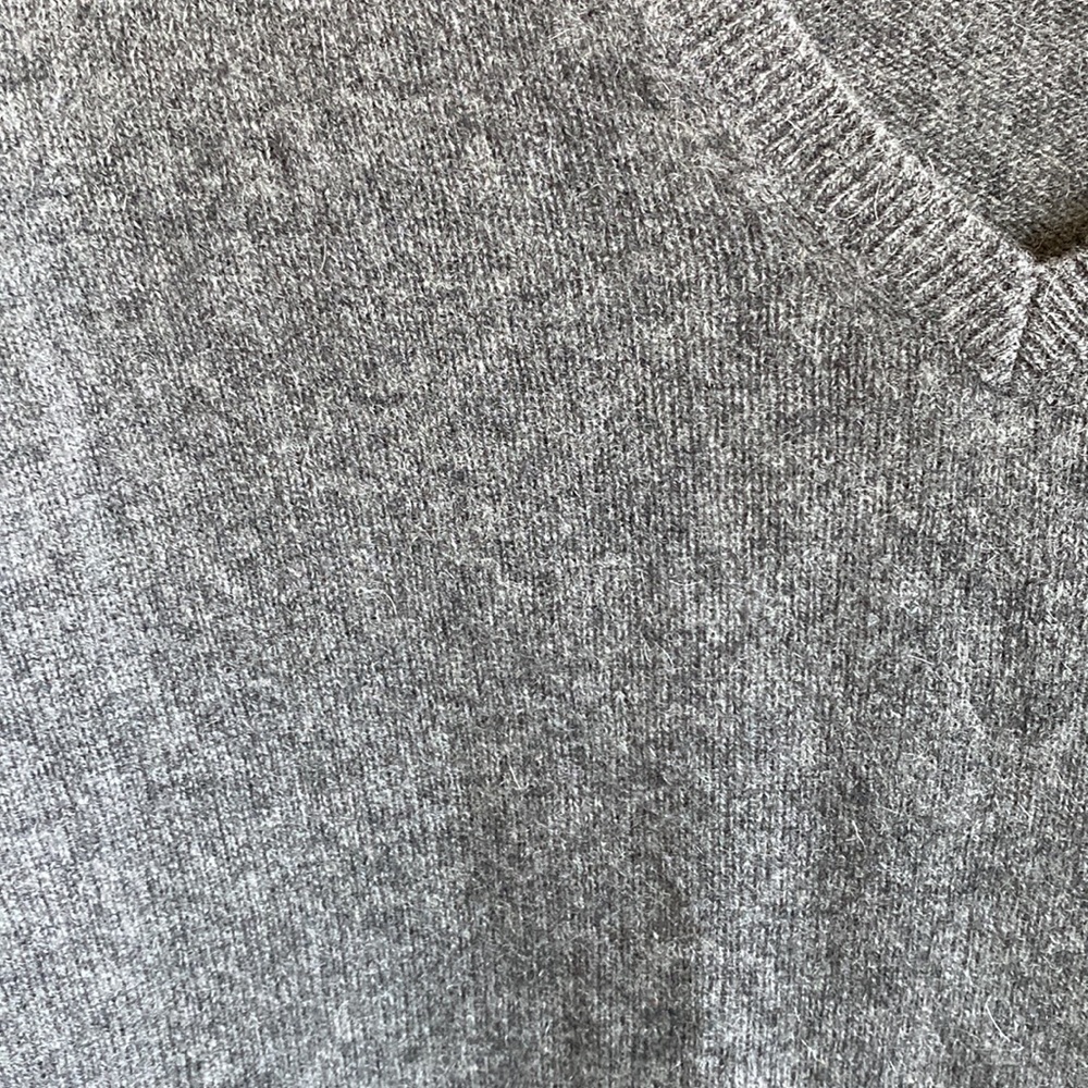 Halogen Gray Cashmere Sweater - image 3